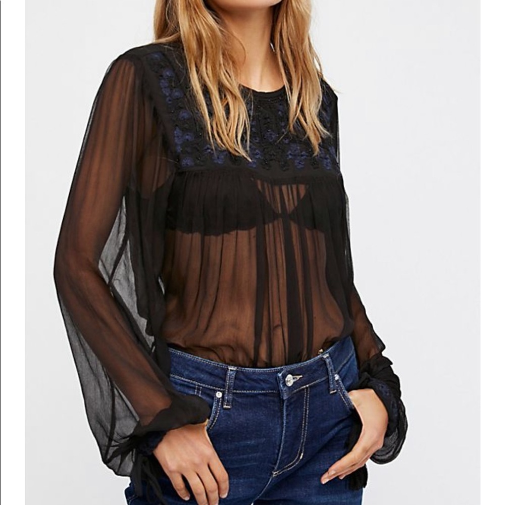 Free people retro femme blouse